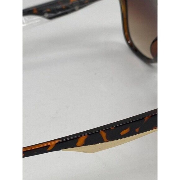 Hatcher Oversized Sunglasses Flower Frame Womens Brown Gradient Lens Polycarbona - Picture 11 of 12